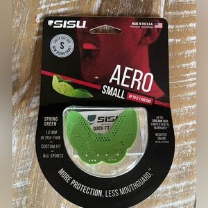 SISU Aero Small Mouthguard in Green